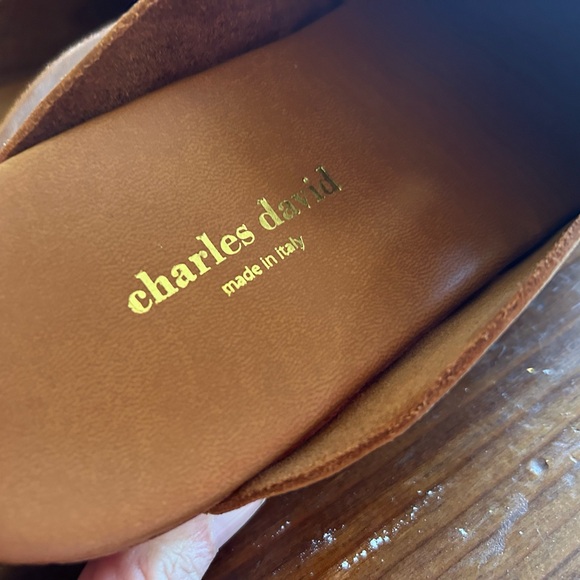 Charles David Siena Leather Clogs shoes 38 - Picture 6 of 15